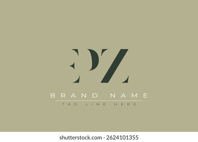 EPZ abstract letter logo design. This logo is designed by three abstract letters.