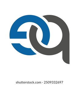 eq bg letter link logo template