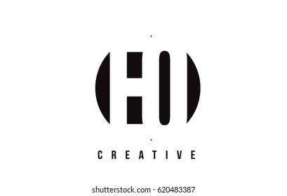 EQ E Q White Letter Logo Design with Circle Background Vector Illustration Template.