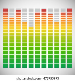 Eq, equalizer element for music related design