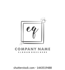 EQ Initial beauty monogram logo vector