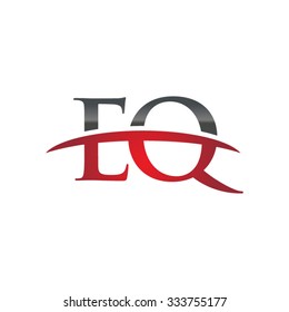 EQ initial company red swoosh logo