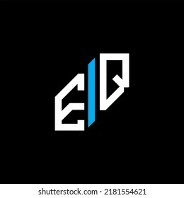 EQ letter logo creative design with vector graphic