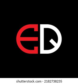 EQ letter logo creative design with vector graphic