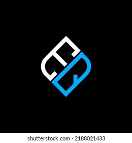EQ letter logo creative design with vector graphic