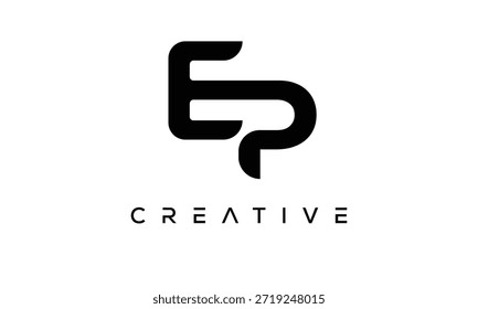 EQ Letter Monogram Logo for Modern Creative Brand Identity