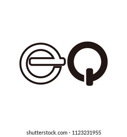 eq letter vector logo