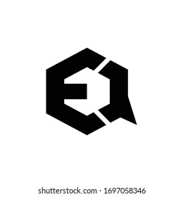 eq letter vector logo initial