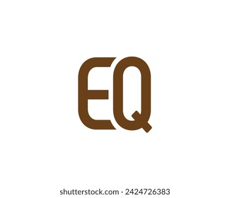 EQ Logo design vector template