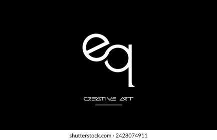 EQ, QE, E, Q abstract letters logo monogram