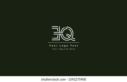 EQ QE letter logo. Unique attractive creative modern initial EQ QE EQ initial based letter icon logo