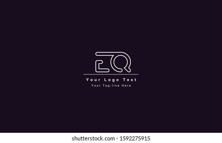 EQ QE letter logo. Unique attractive creative modern initial EQ QE EQ initial based letter icon logo