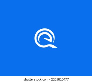 EQ, QE Letter Logo Vector Template Abstract Monogram Symbol