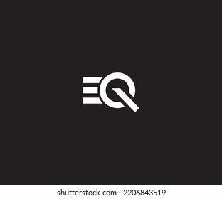 EQ, QE Letter Logo Vector Template Abstract Monogram Symbol