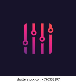 Eq, slider bar icon