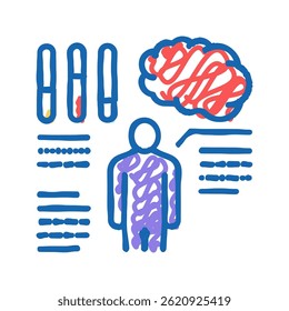 eq soft Geschicklichkeit doodle Symbol Skizze Vektor. eq weiches Geschicklichkeitszeichen. einzelne Symbolgrafik