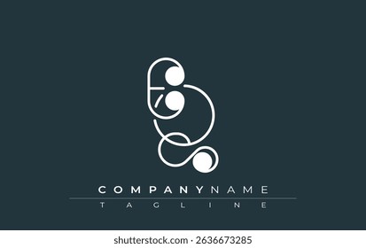 EQ Typography Logo Design. Stylish monogram design depiction featuring the letters E and Q combined in an artistic signature style, delivering a unique and creative visual representation.