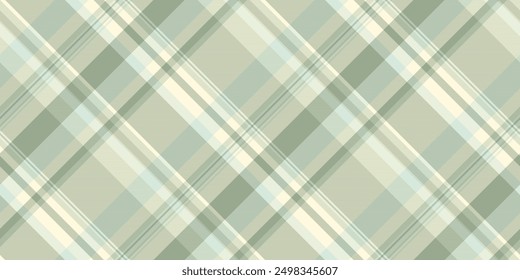 Gleiche Überprüfung Stoffmuster, Rest Hintergrund Vektor nahtlos. Dünne Tartan Textilien kariert in Pastellfarben und Maisseide Farbpalette.