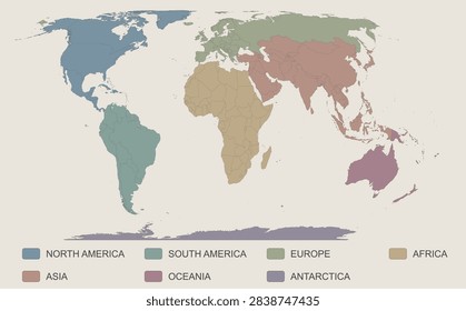 Equal Earth Projection World Map - Accurate Equal-Area Cartography
