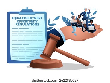 Igualdade de oportunidades de emprego Regulamento EEO, diversidade no local de trabalho e conceito de proteção jurídica