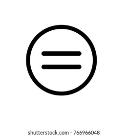  equal icon,vector illustration. Flat design style. vector equal icon illustration isolated on White background, equal icon Eps10. equal icons graphic design vector symbols.