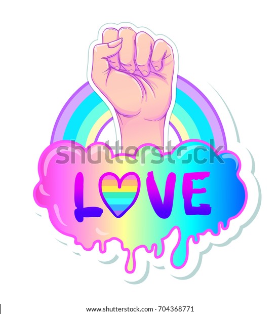 Gay equality sticker