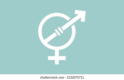 Equal Pay Day. Equal right greeting template for banner, card, poster, background.
