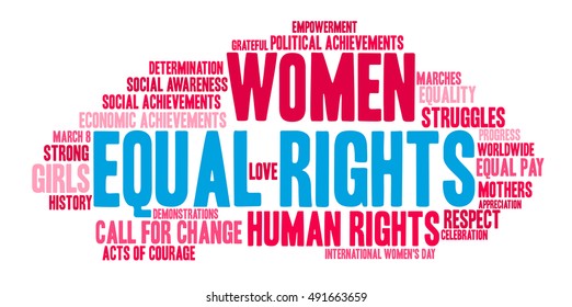 Equality Word Cloud Images, Stock Photos & Vectors | Shutterstock