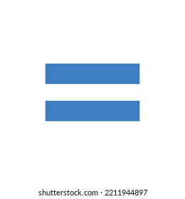 equal symbol vector illustration isolated on white background.