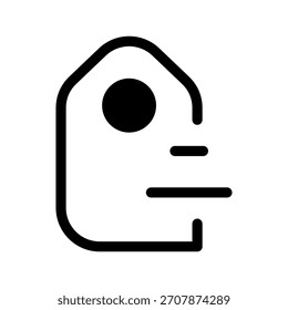 Ilustración de diseño de símbolo de Vector de ícono de etiqueta igual