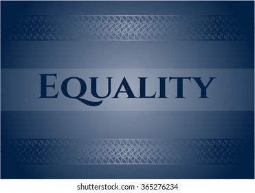 Equality banner or poster