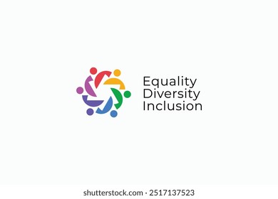 Equality Diversity Inclusion Logo Multicultural Issue Sign Symbol