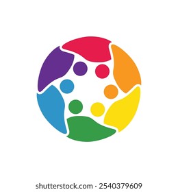 Equality Diversity Inclusion Logo Vector Icon Template Illustration