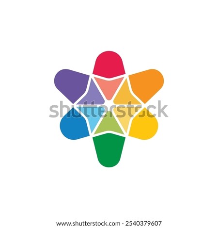 Equality Diversity Inclusion Logo Vector Icon Template Illustration