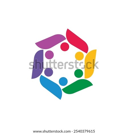 Equality Diversity Inclusion Logo Vector Icon Template Illustration