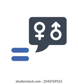 Ícono de la igualdad de género, Vector Gráficos