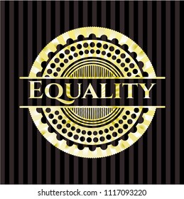 Equality gold emblem