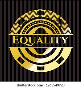 Equality golden badge