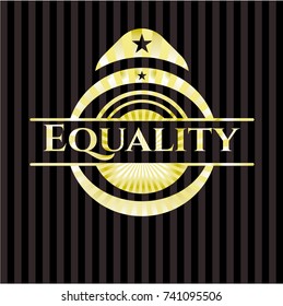 Equality golden badge