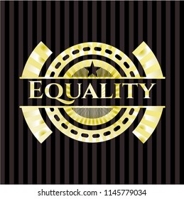 Equality golden emblem