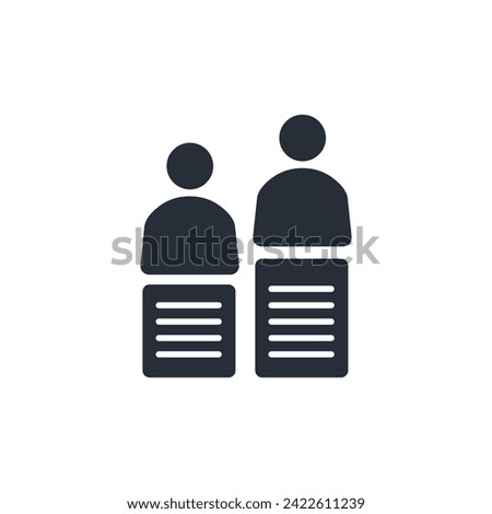 equality icon. vector.Editable stroke.linear style sign for use web design,logo.Symbol illustration.