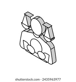 equality people value isometric icon vector. equality people value sign. isolated symbol illustration