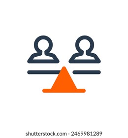 Equality Pursuit of Equality for All Vector Icon Illustration
