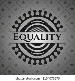 Equality realistic dark emblem