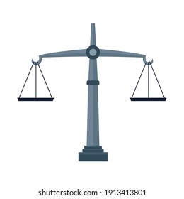 equality scale balance isolated icon vector illustration design