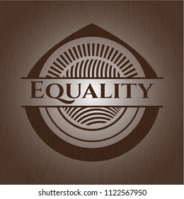 Equality wood emblem