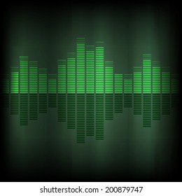 Equalizer background vector 