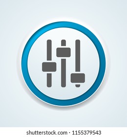 Equalizer button illustration