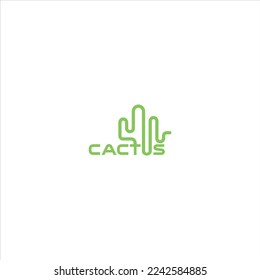 equalizer cactus  logo design vector