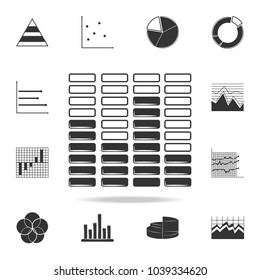 Equalizer Colomn chart Icon. Detailed set of Trend diagram and chart icons. Premium quality graphic design. One of the collection icons for websites, web design, mobile app on white background
